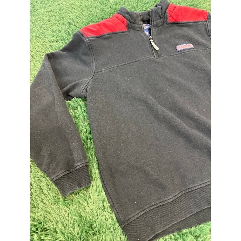 Vineyard Vines Red | Black Men's Heavy Duty Sweater Sz Medium - Picture 3 of 6